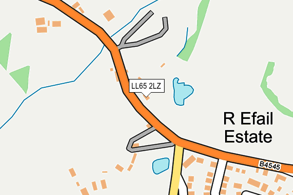 LL65 2LZ map - OS OpenMap – Local (Ordnance Survey)