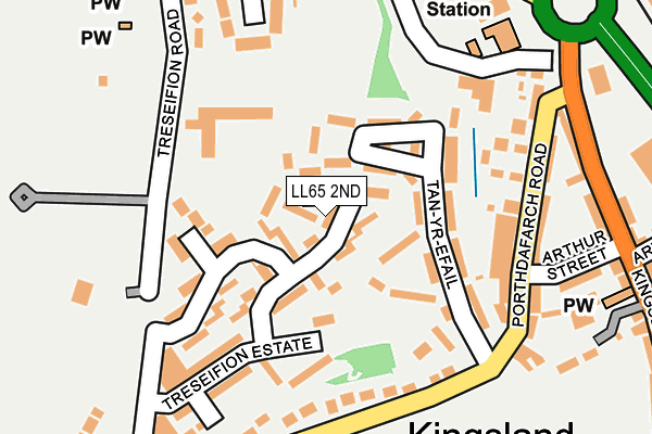 LL65 2ND map - OS OpenMap – Local (Ordnance Survey)