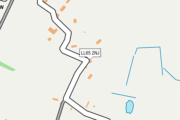 LL65 2NJ map - OS OpenMap – Local (Ordnance Survey)