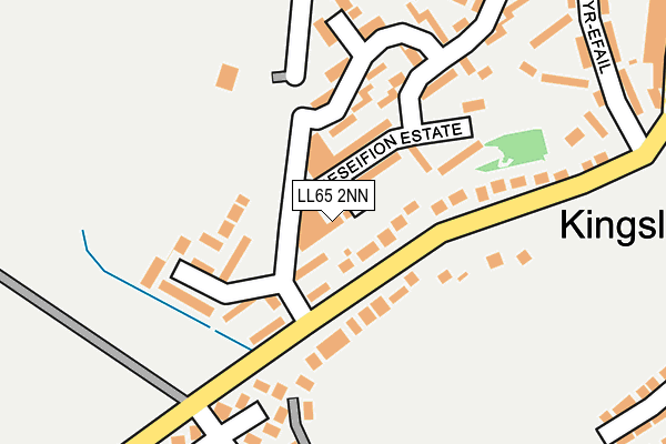 LL65 2NN map - OS OpenMap – Local (Ordnance Survey)