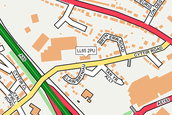 Map of COUNTY TILE CENTRE LIMITED at local scale