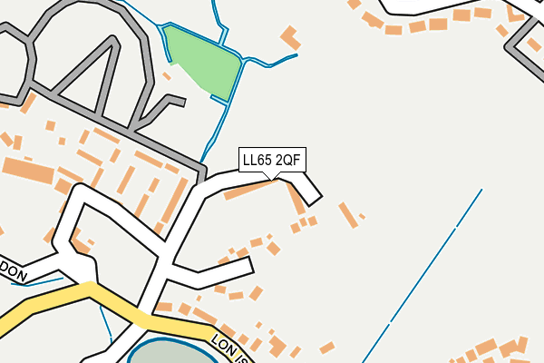 LL65 2QF map - OS OpenMap – Local (Ordnance Survey)