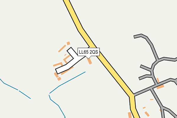 LL65 2QS map - OS OpenMap – Local (Ordnance Survey)
