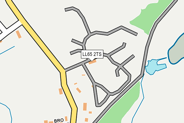 LL65 2TS map - OS OpenMap – Local (Ordnance Survey)