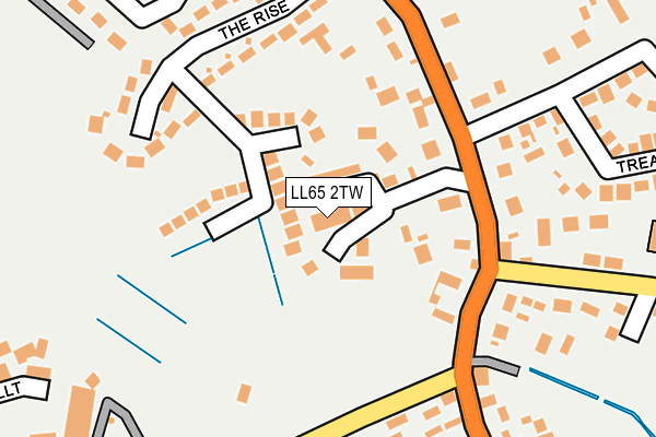 LL65 2TW map - OS OpenMap – Local (Ordnance Survey)