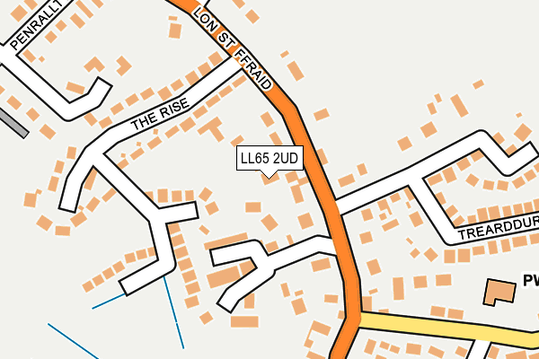 LL65 2UD map - OS OpenMap – Local (Ordnance Survey)