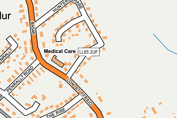 LL65 2UF map - OS OpenMap – Local (Ordnance Survey)