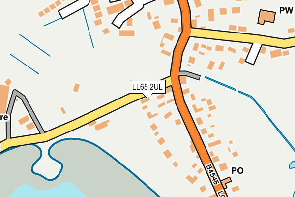 LL65 2UL map - OS OpenMap – Local (Ordnance Survey)