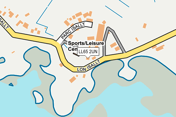 LL65 2UN map - OS OpenMap – Local (Ordnance Survey)