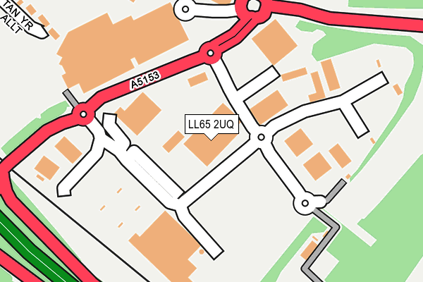 LL65 2UQ map - OS OpenMap – Local (Ordnance Survey)
