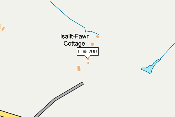 LL65 2UU map - OS OpenMap – Local (Ordnance Survey)
