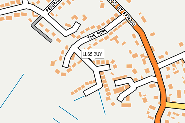 LL65 2UY map - OS OpenMap – Local (Ordnance Survey)