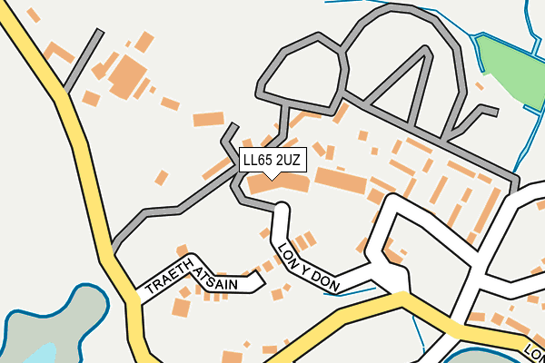 LL65 2UZ map - OS OpenMap – Local (Ordnance Survey)