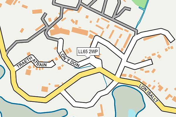 LL65 2WP map - OS OpenMap – Local (Ordnance Survey)