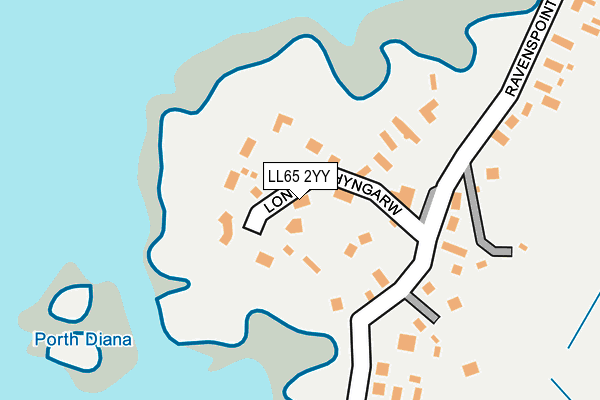 Map of TOWYN LODGE MANAGEMENT CO. LIMITED at local scale