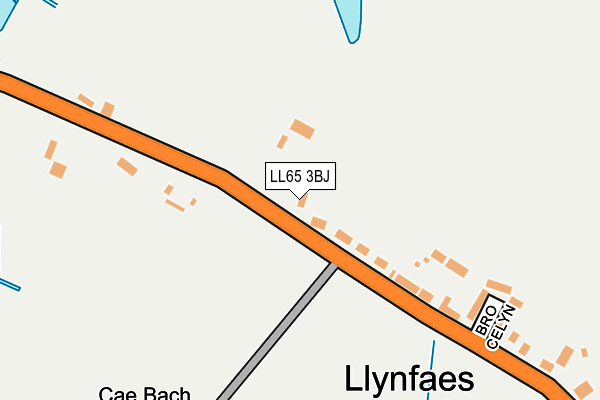 LL65 3BJ map - OS OpenMap – Local (Ordnance Survey)