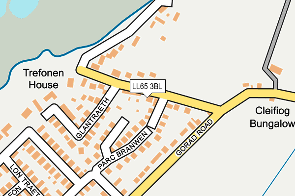 LL65 3BL map - OS OpenMap – Local (Ordnance Survey)