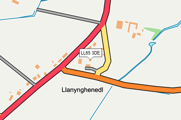LL65 3DE map - OS OpenMap – Local (Ordnance Survey)