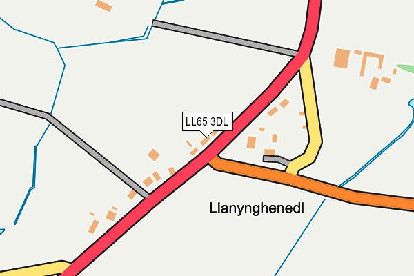 LL65 3DL map - OS OpenMap – Local (Ordnance Survey)