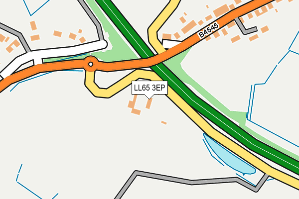 LL65 3EP map - OS OpenMap – Local (Ordnance Survey)
