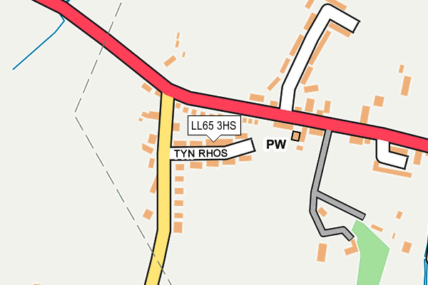 LL65 3HS map - OS OpenMap – Local (Ordnance Survey)