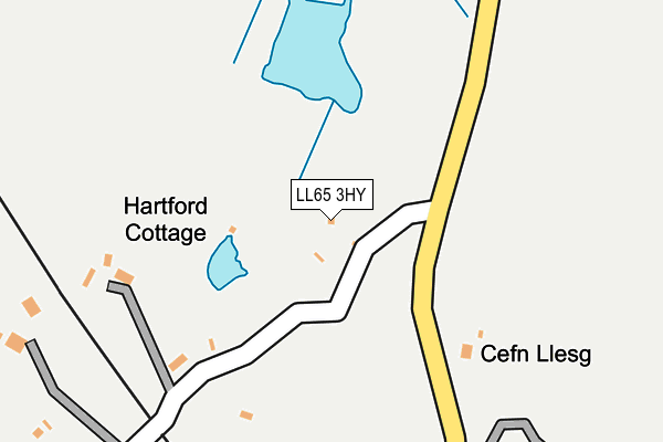 LL65 3HY map - OS OpenMap – Local (Ordnance Survey)