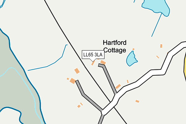 LL65 3LA map - OS OpenMap – Local (Ordnance Survey)