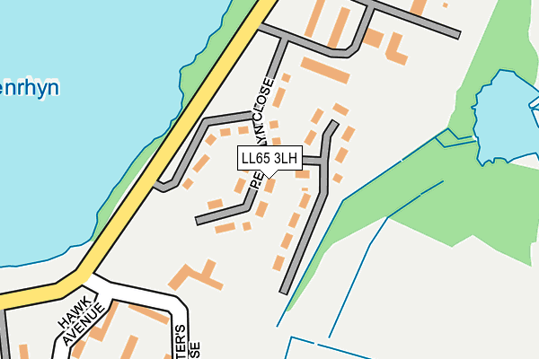 LL65 3LH map - OS OpenMap – Local (Ordnance Survey)