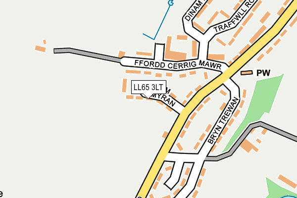 LL65 3LT map - OS OpenMap – Local (Ordnance Survey)