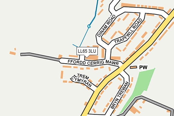 LL65 3LU map - OS OpenMap – Local (Ordnance Survey)