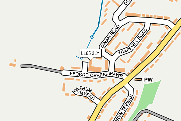 LL65 3LY map - OS OpenMap – Local (Ordnance Survey)