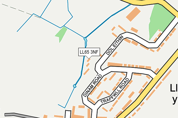 LL65 3NF map - OS OpenMap – Local (Ordnance Survey)