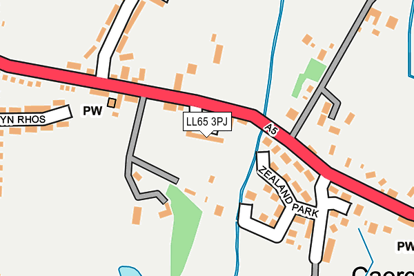 LL65 3PJ map - OS OpenMap – Local (Ordnance Survey)