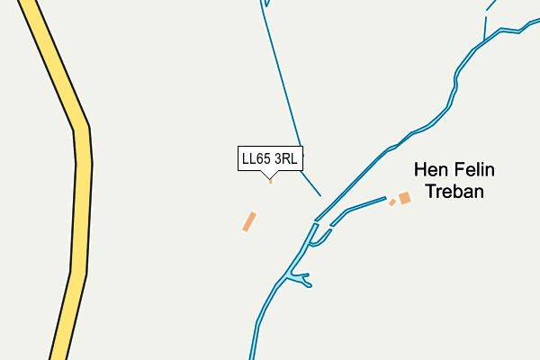LL65 3RL map - OS OpenMap – Local (Ordnance Survey)