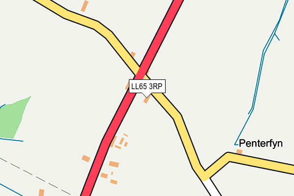 LL65 3RP map - OS OpenMap – Local (Ordnance Survey)