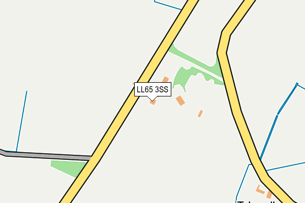 LL65 3SS map - OS OpenMap – Local (Ordnance Survey)