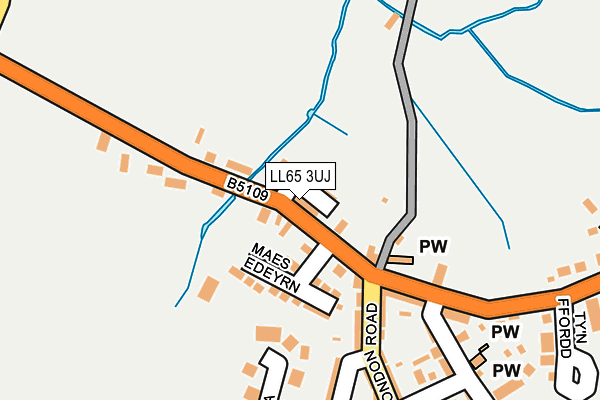 LL65 3UJ map - OS OpenMap – Local (Ordnance Survey)