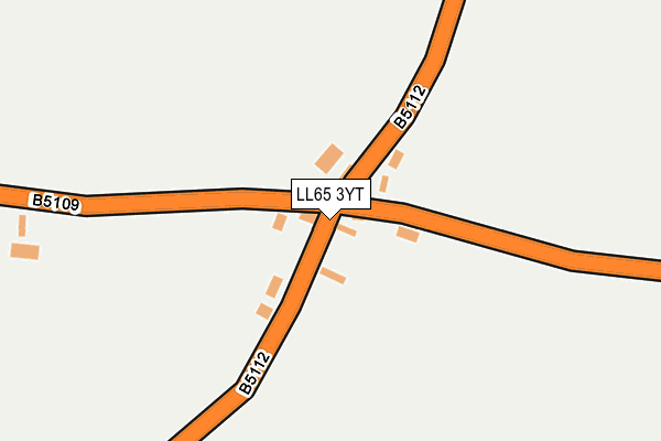LL65 3YT map - OS OpenMap – Local (Ordnance Survey)