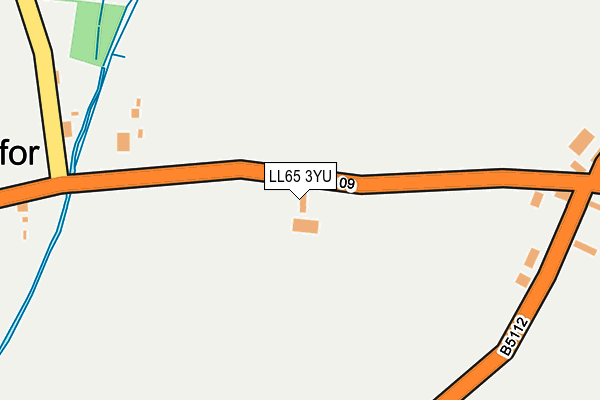 LL65 3YU map - OS OpenMap – Local (Ordnance Survey)