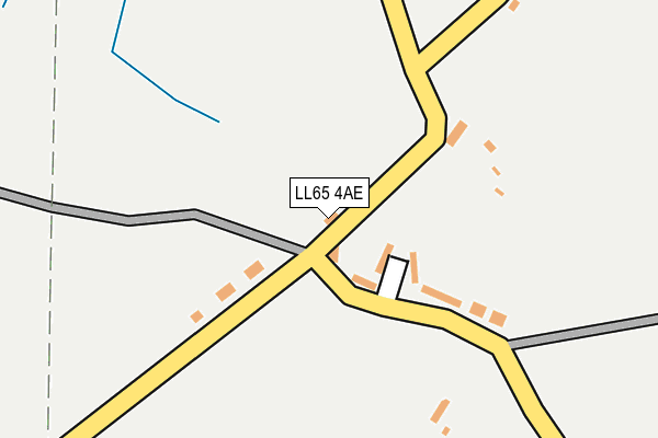LL65 4AE map - OS OpenMap – Local (Ordnance Survey)