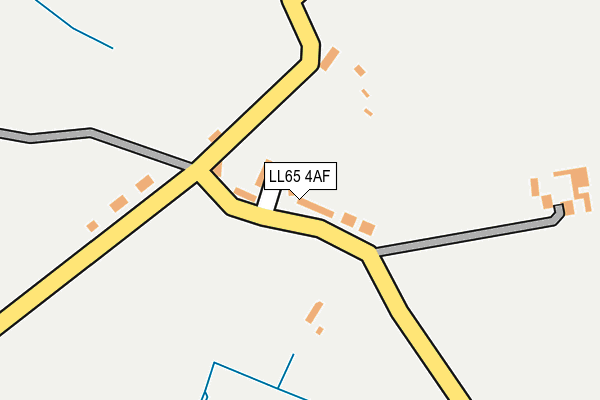 LL65 4AF map - OS OpenMap – Local (Ordnance Survey)