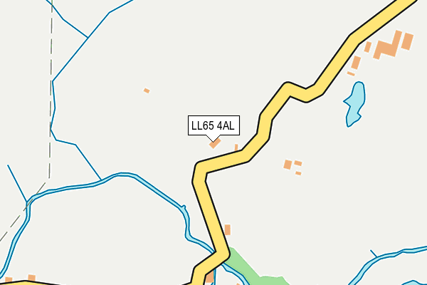 LL65 4AL map - OS OpenMap – Local (Ordnance Survey)