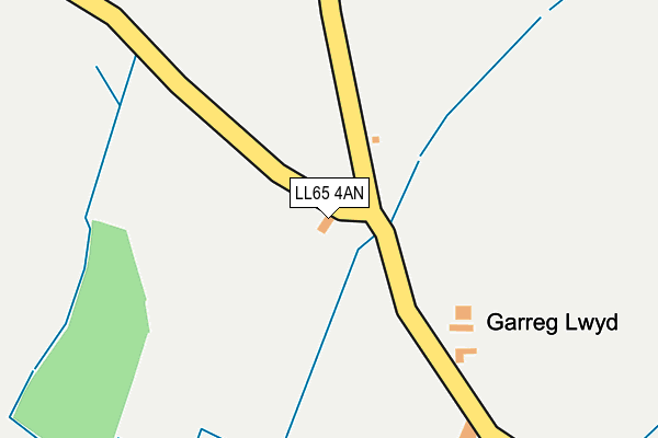 LL65 4AN map - OS OpenMap – Local (Ordnance Survey)