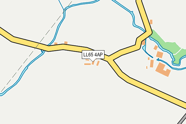 LL65 4AP map - OS OpenMap – Local (Ordnance Survey)