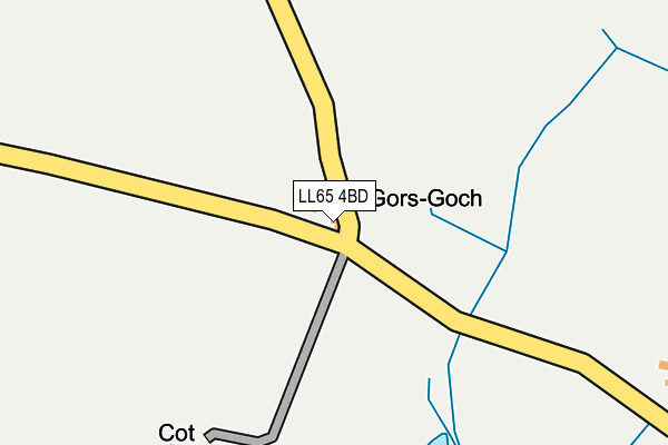 LL65 4BD map - OS OpenMap – Local (Ordnance Survey)
