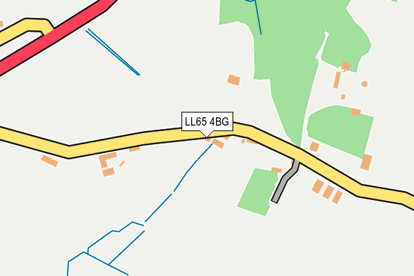LL65 4BG map - OS OpenMap – Local (Ordnance Survey)
