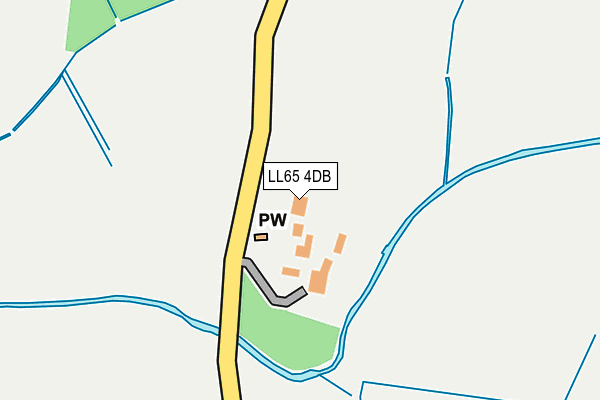LL65 4DB map - OS OpenMap – Local (Ordnance Survey)
