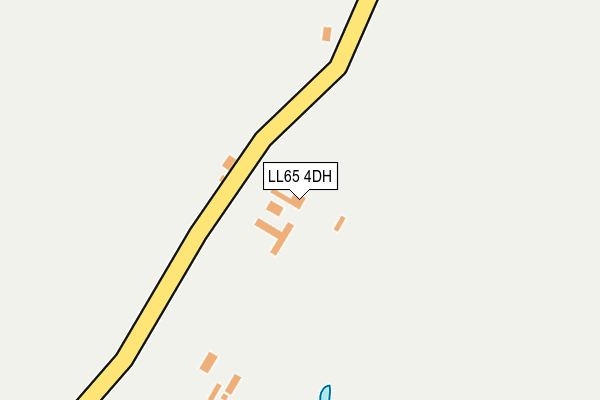 LL65 4DH map - OS OpenMap – Local (Ordnance Survey)