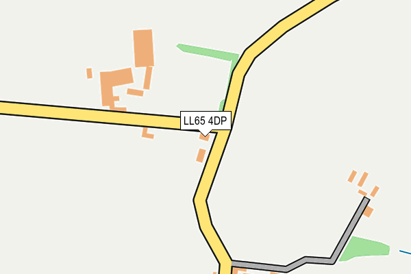 LL65 4DP map - OS OpenMap – Local (Ordnance Survey)