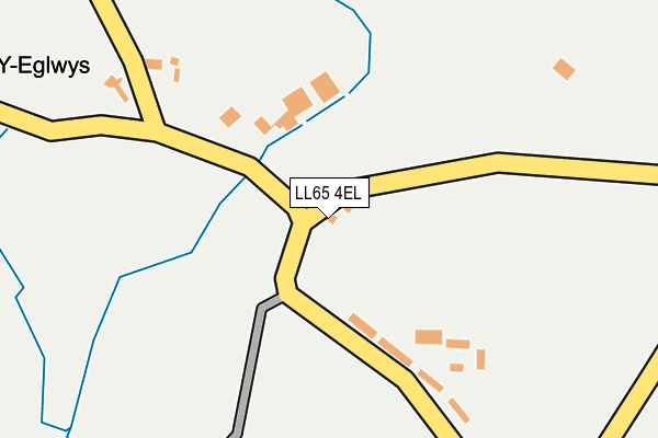 LL65 4EL map - OS OpenMap – Local (Ordnance Survey)